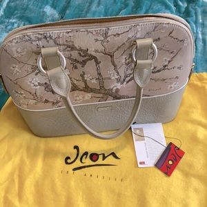 Icon Leather Vincent Van Gogh Handbag